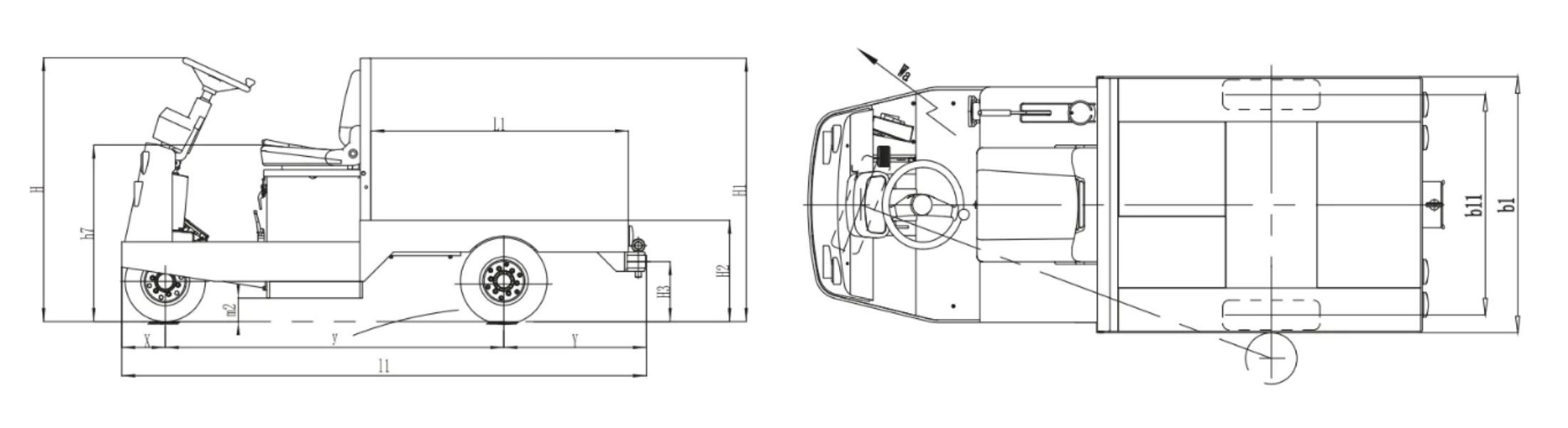 Xe Chở Hàng Điện BD10S/20SE 4 xe-cho-hang-dien-bd10s-20se-1