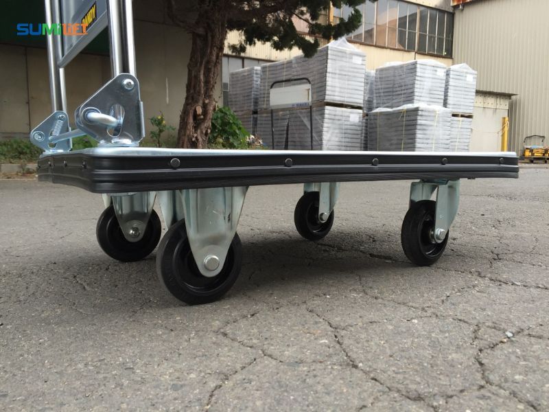 Xe đẩy hàng 500kg khung thép chịu lực vận chuyển máy móc và vật tư công nghiệp