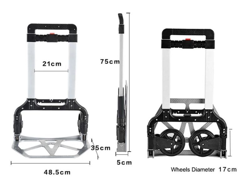Xe Đẩy Hàng Gấp Gọn 2 Bánh 150kg FHT150 8 xe-day-hang-gap-gon-2-banh-150kg-fht150-5