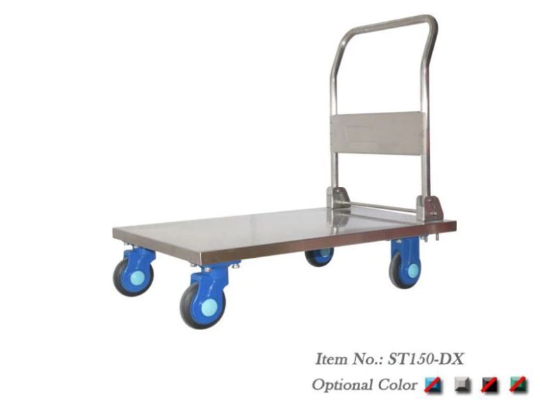 Xe Đẩy Hàng Inox 4 Bánh 150kg Gấp Gọn ST150-DX 1 xe-day-hang-inox-4-banh-150kg-gap-gon-st150-dx-1
