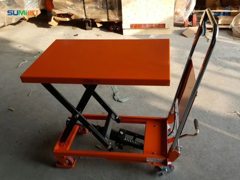 Xe nâng mặt bàn sử dụng phù hợp cho những loại hàng hóa có kích thước đặc biệt