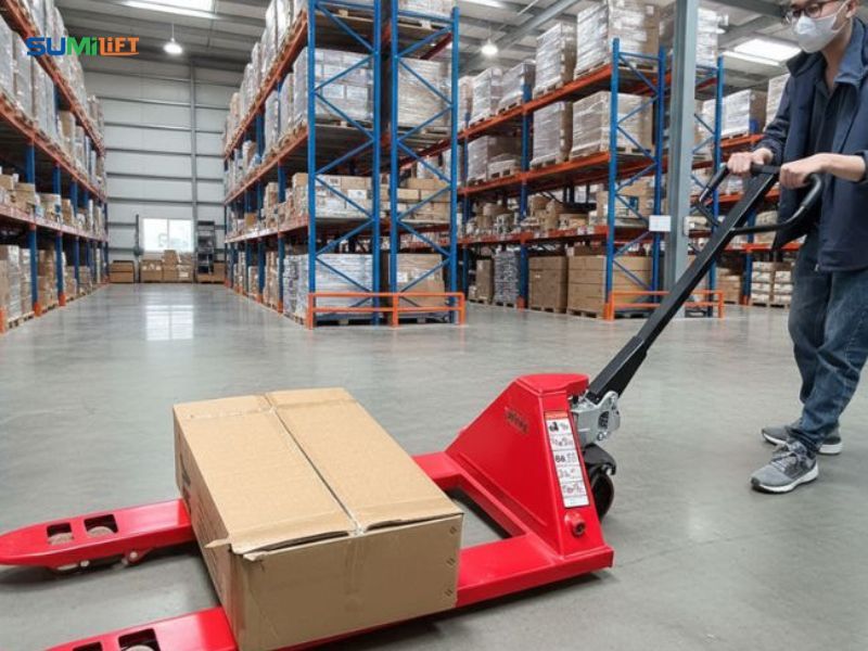 Xe nâng tay sử dụng đơn giản và an toàn