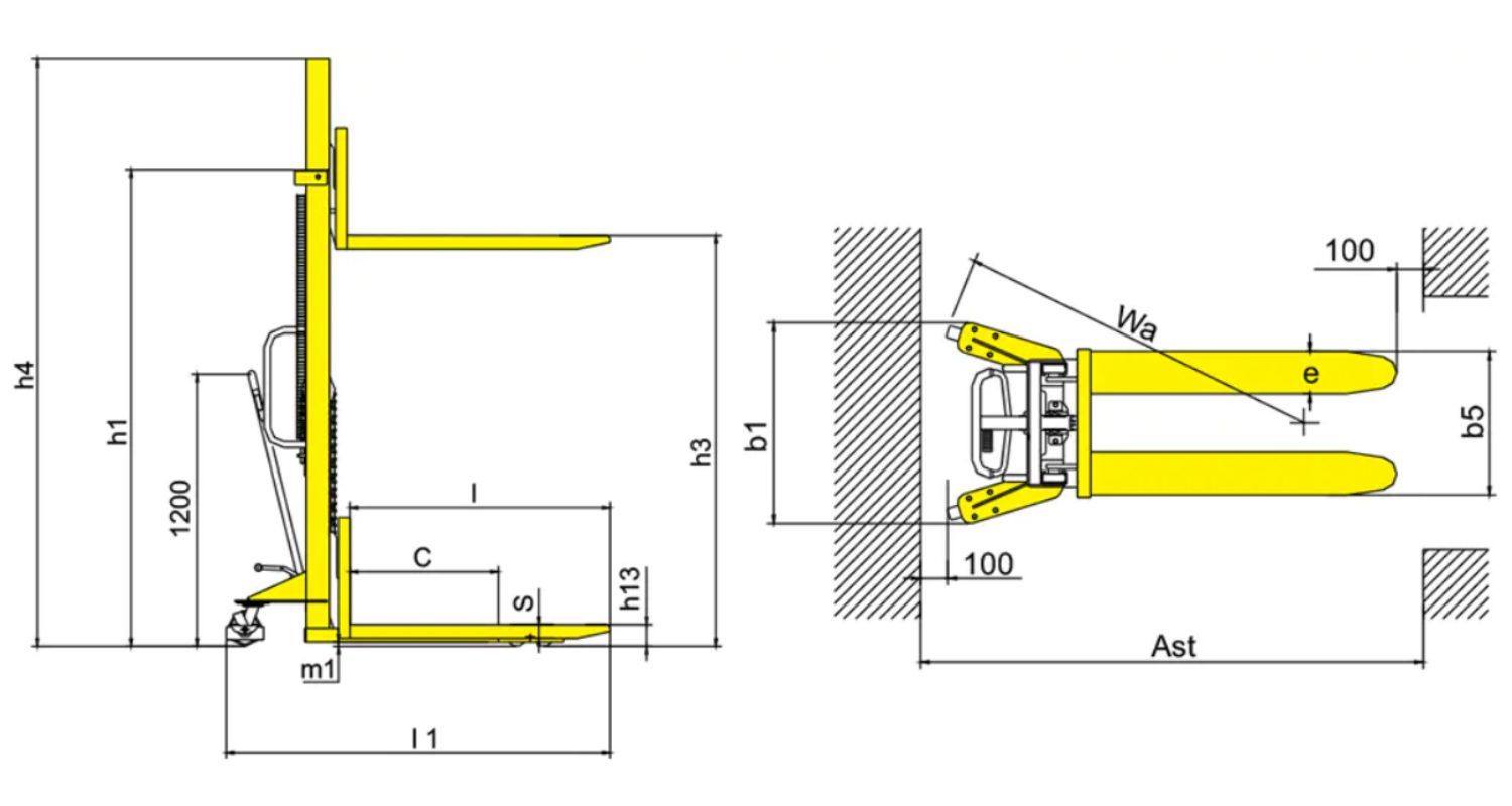 Xe Nâng Tay Cao SDJ500/SDJ1000/SDJ1500 2 xe-nang-tay-cao-sdj500-sdj1000-sdj1500-1