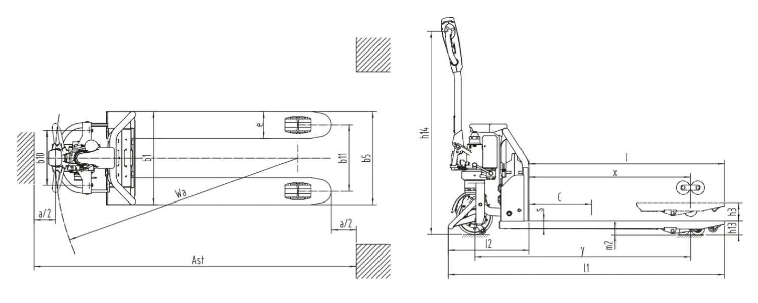 Xe Nâng Tay Điện CBD15W-Lix 6 xe-nang-tay-dien-cbd15w-lix-1
