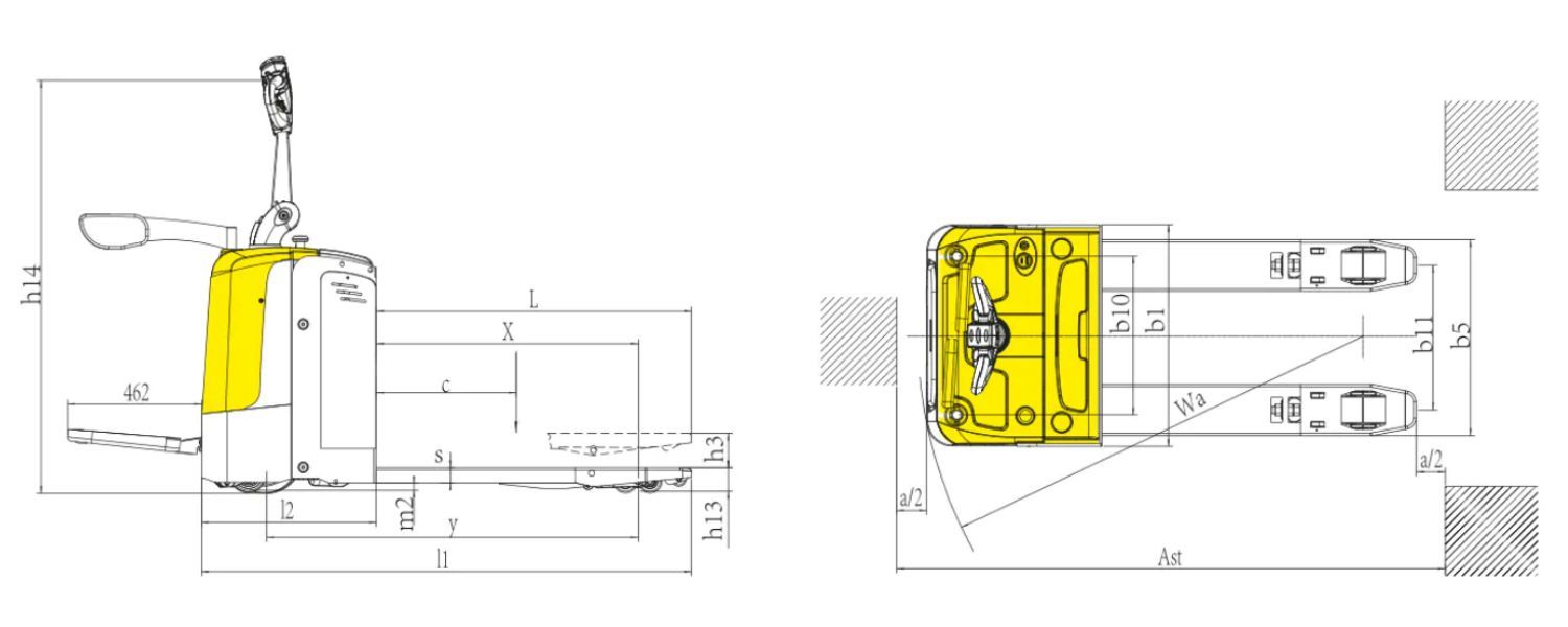 Xe Nâng Tay Điện CBD30R-II 2 xe-nang-tay-dien-cbd30r-ii-1