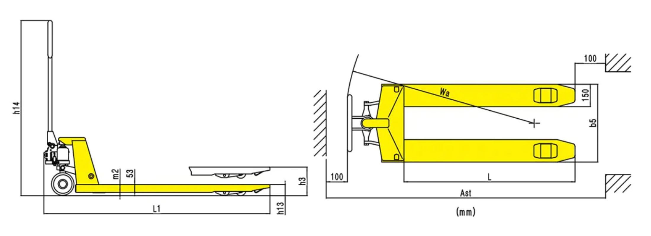 Xe Nâng Tay Thấp DB 2 xe-nang-tay-thap-db-2