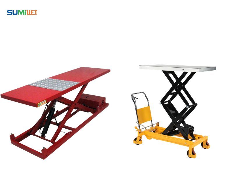 Ứng Dụng Của Bàn Nâng Thủy Lực Trong Ngành Cơ Khí Và Sản Xuất 2 Bàn nâng cố định và xe nâng mặt bàn thủy lực là lựa chọn hàng đầu của doanh nghiệp hiện nay