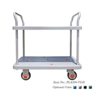 Xe Đẩy Hàng 4 Bánh 2 Tầng 300kg PLA300-T2-D 4 xe-day-hang-4-banh-2-tang-300kg-pla300-t2-d-2