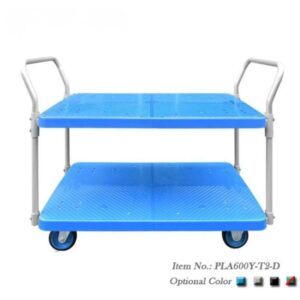 Xe Đẩy Hàng 4 Bánh 2 Tầng 600kg PLA600Y-T2-D 4 xe-day-hang-4-banh-2-tang-600kg-pla600y-t2-d-2
