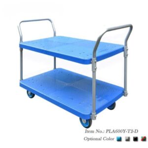 Xe Đẩy Hàng 4 Bánh 2 Tầng 600kg PLA600Y-T2-D 5 xe-day-hang-4-banh-2-tang-600kg-pla600y-t2-d-3
