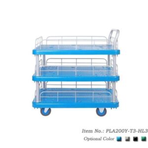 Xe Đẩy Hàng 4 Bánh 3 Tầng 200kg Có Lan Can PLA200Y-T3-HL3 3 xe-day-hang-4-banh-3-tang-200kg-co-lan-can-pla200y-t3-hl3-2