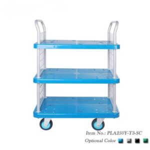 Xe Đẩy Hàng 4 Bánh 3 Tầng 250kg Khung Lưới PLA250Y-T3-SC 3 xe-day-hang-4-banh-3-tang-250kg-khung-luoi-pla250y-t3-sc-2