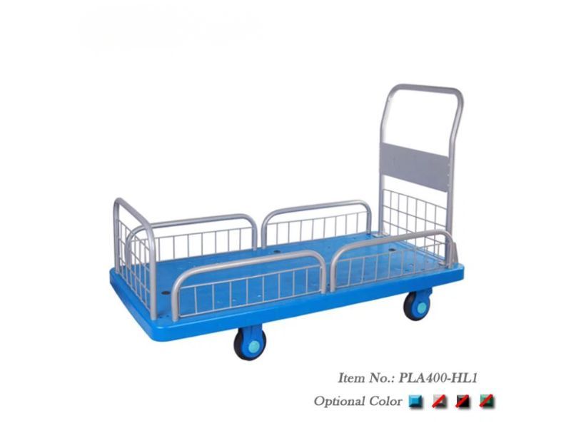 Xe Đẩy Hàng 4 Bánh 400kg Có Lan Can PLA400-HL1 1 xe-day-hang-4-banh-400kg-co-lan-can-pla400-hl1-1