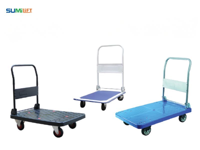 SUMILIFT cung cấp đa dạng xe đẩy hàng gấp gọn chính hãng với nhiều tải trọng khác nhau